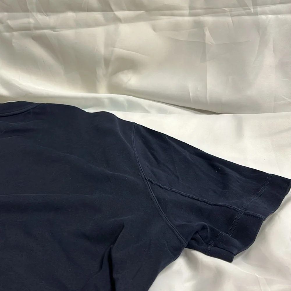 Brunello Cucinelli Navy Slim Fit Faux Layer Crew Neck. XL. NWOT - Picture 5 of 6